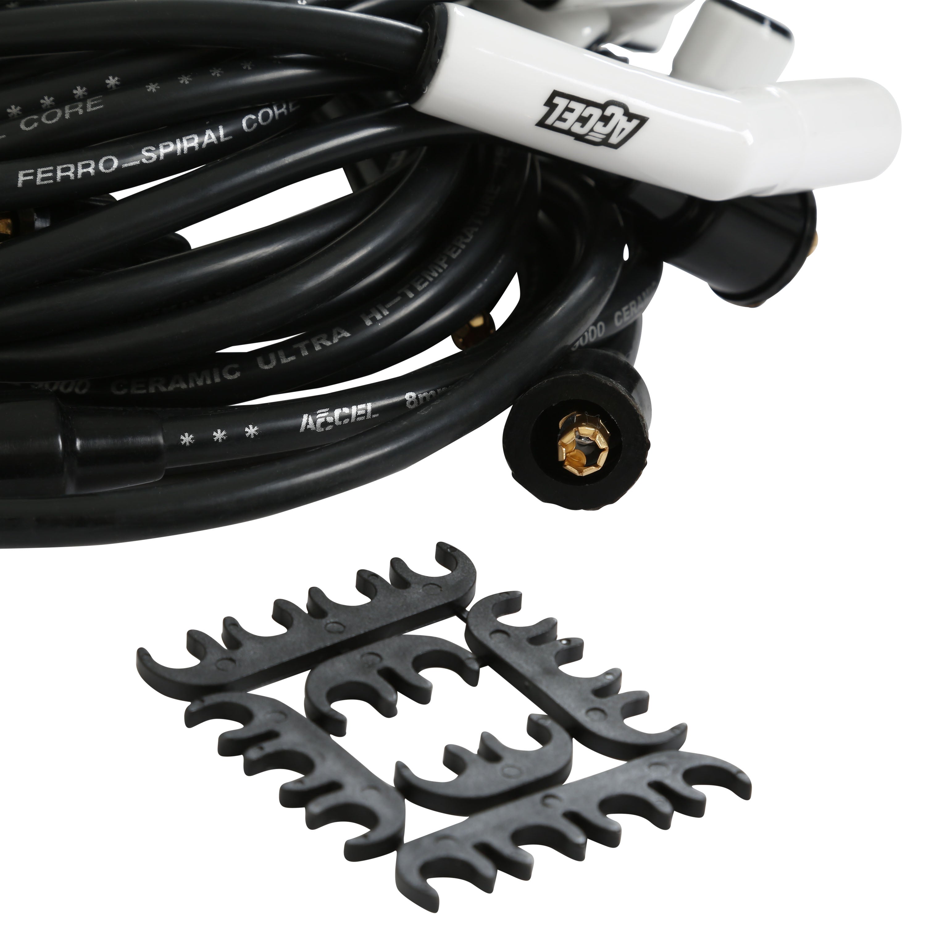 ACCEL 9045C Extreme 9000 Ceramic Boot Spark Plug Wire Set