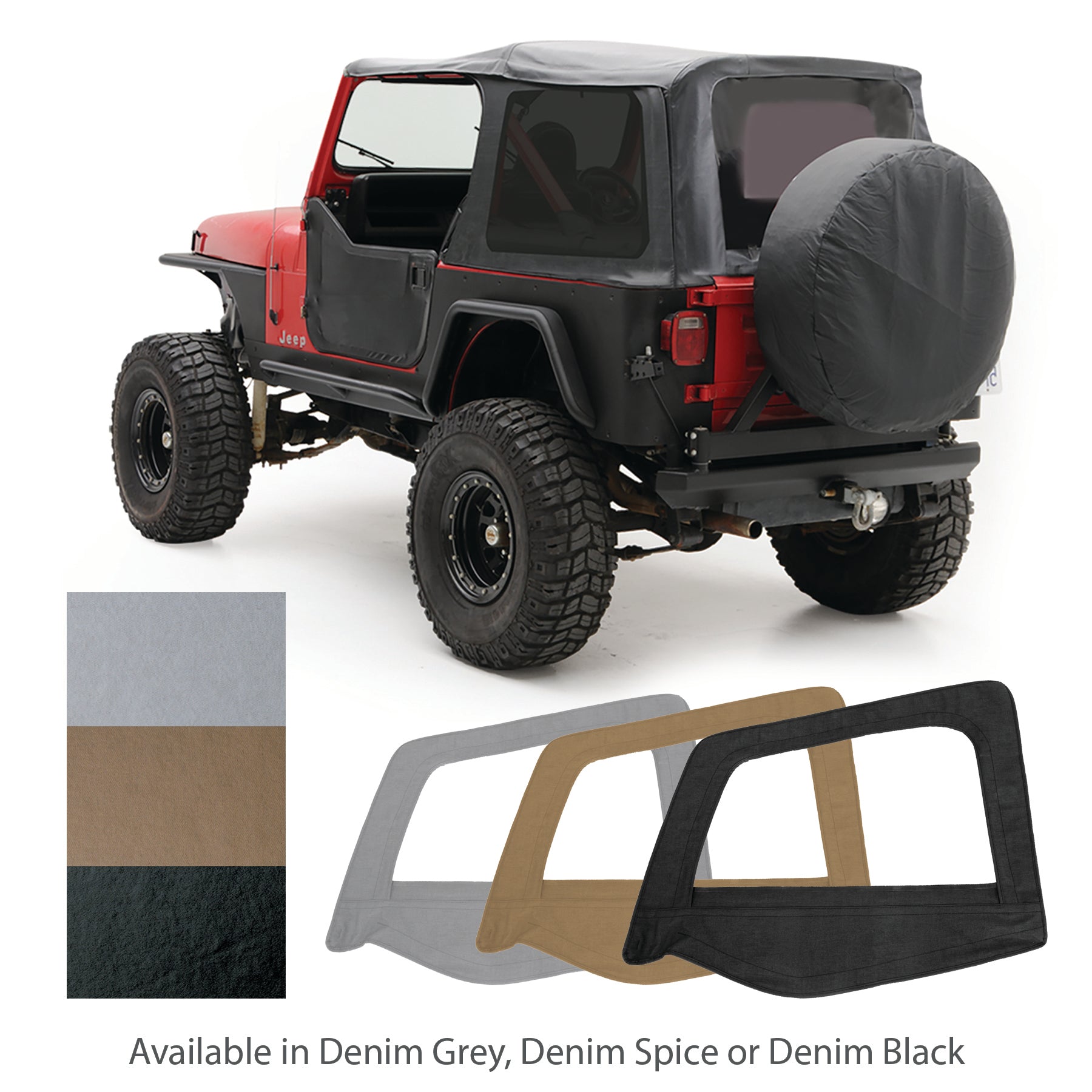 Smittybilt 9870215 Replacement Soft Top Fits 87-95 Wrangler (YJ)