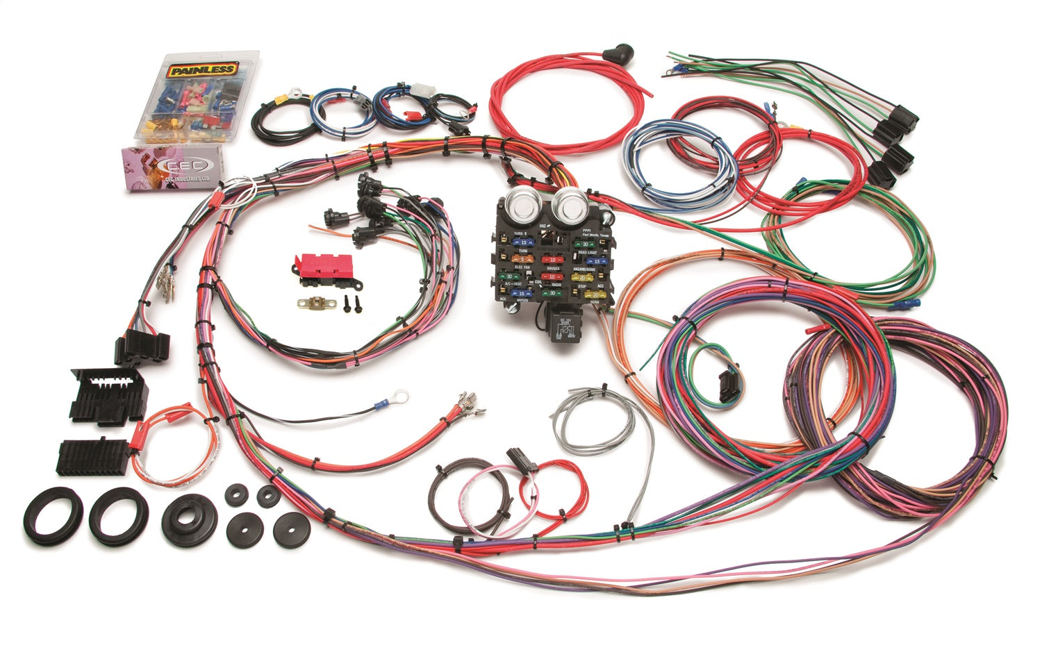 Painless Wiring 10112 19 Circuit Classic Customizable Harness