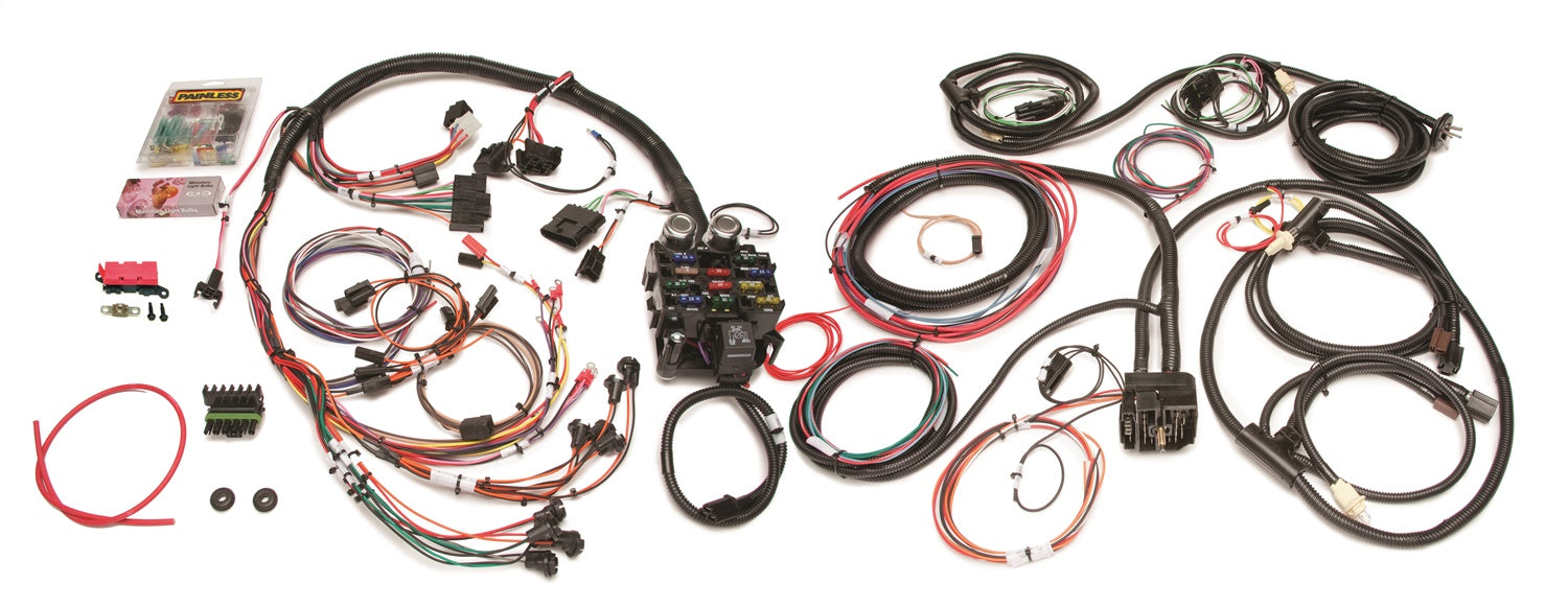 Painless Wiring 10150 21 Circuit Direct Fit Harness Fits 76-86 CJ5 CJ7 Scrambler