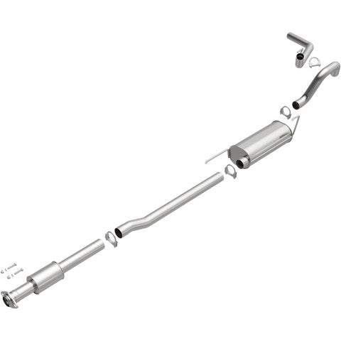 BRExhaust Exhaust Pipe,Exhaust Resonator,Exhaust System Kit,Exhaust Tail Pipe  106-0511