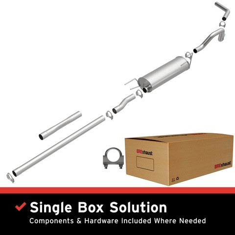 BRExhaust Exhaust Intermediate Pipe,Exhaust Pipe,Exhaust System Kit,Exhaust Tail Pipe  106-0697