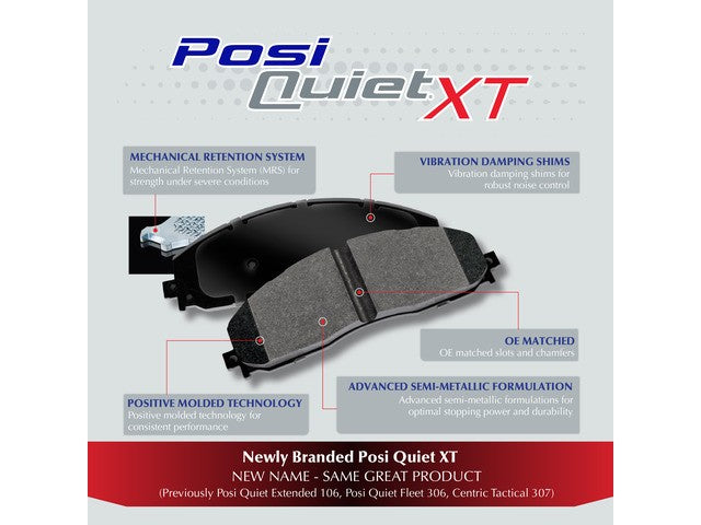 Centric Parts Disc Brake Pad Set  106.23010