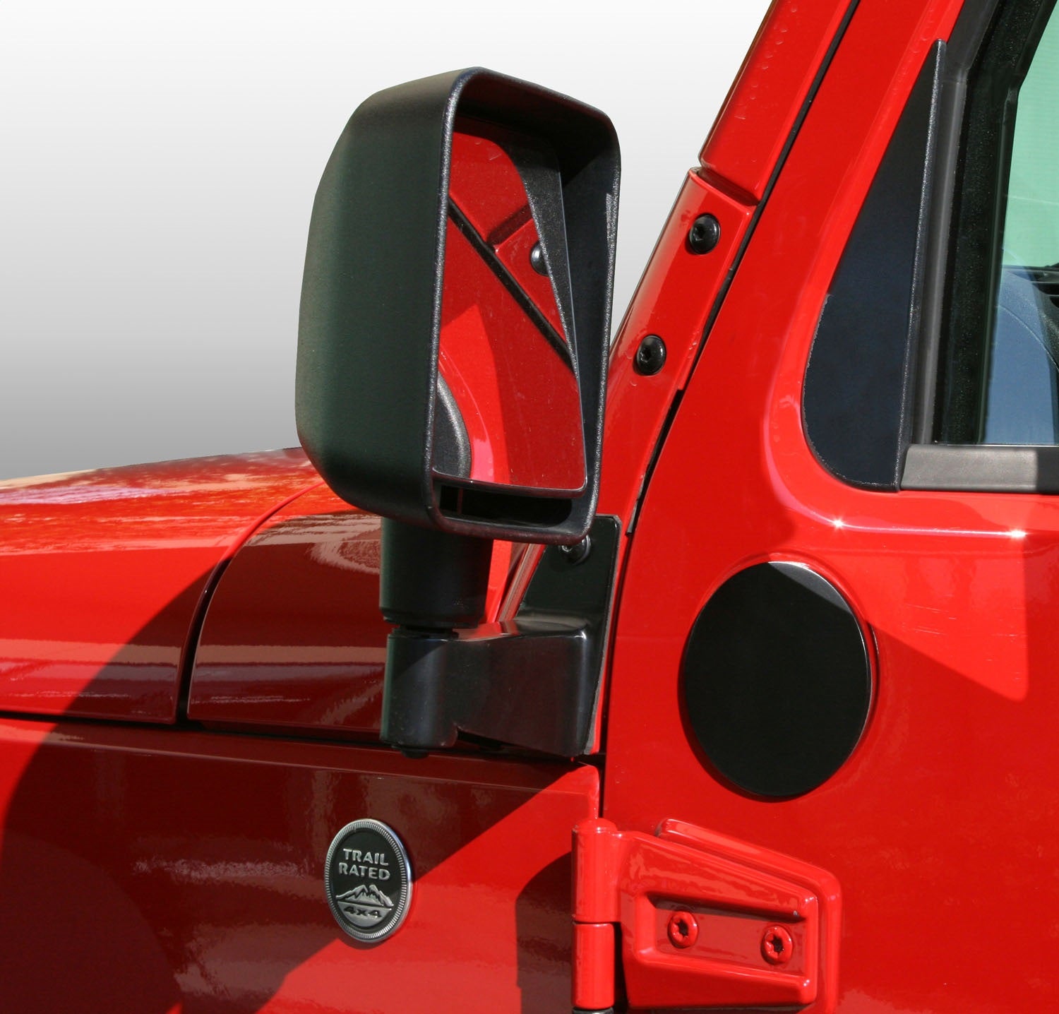Rugged Ridge 11025.06 Door Mirror Filler Plate Fits 07-18 Wrangler (JK)