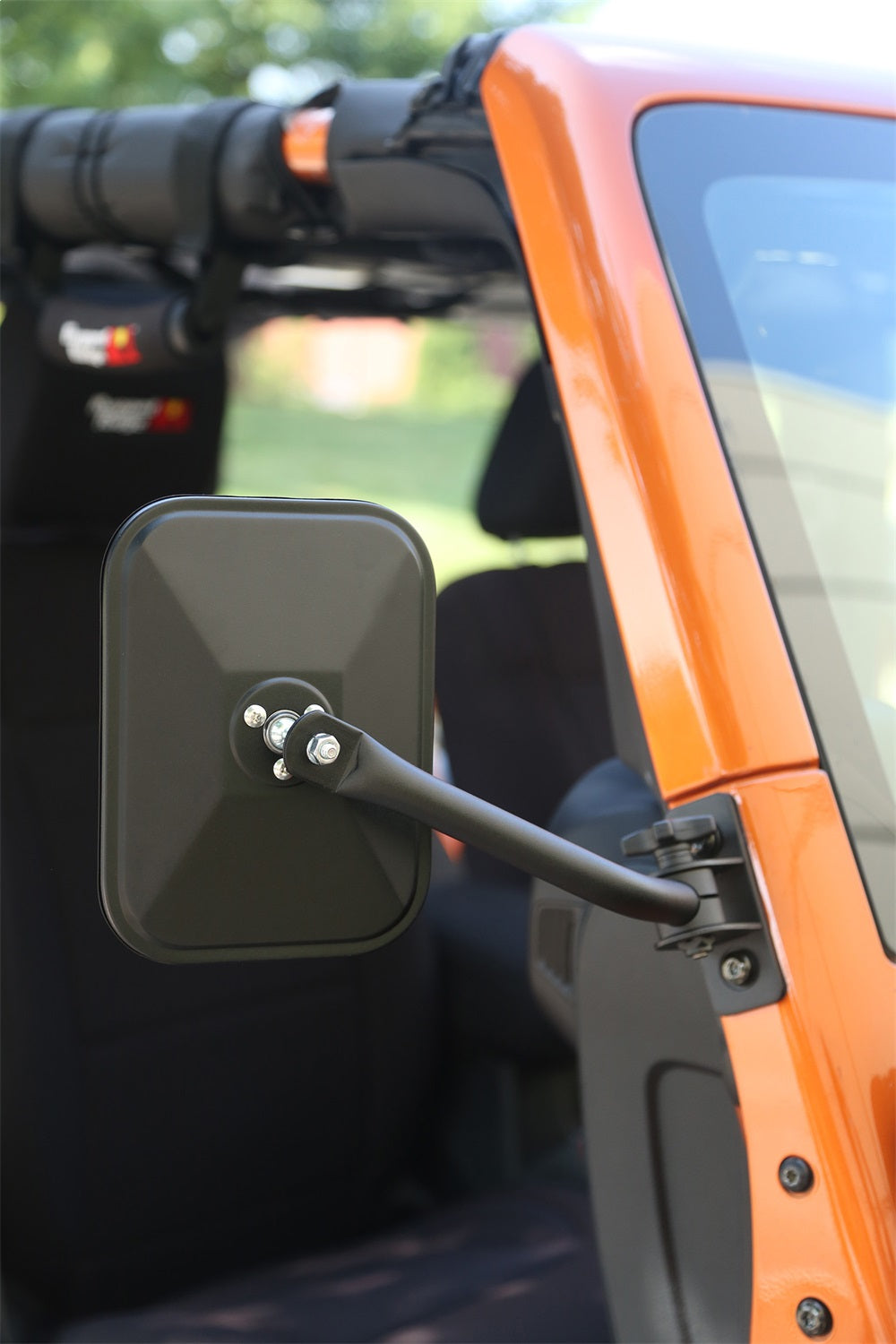 Rugged Ridge 11025.14 Quick Release Mirror Fits Wrangler (JK) Wrangler (TJ)