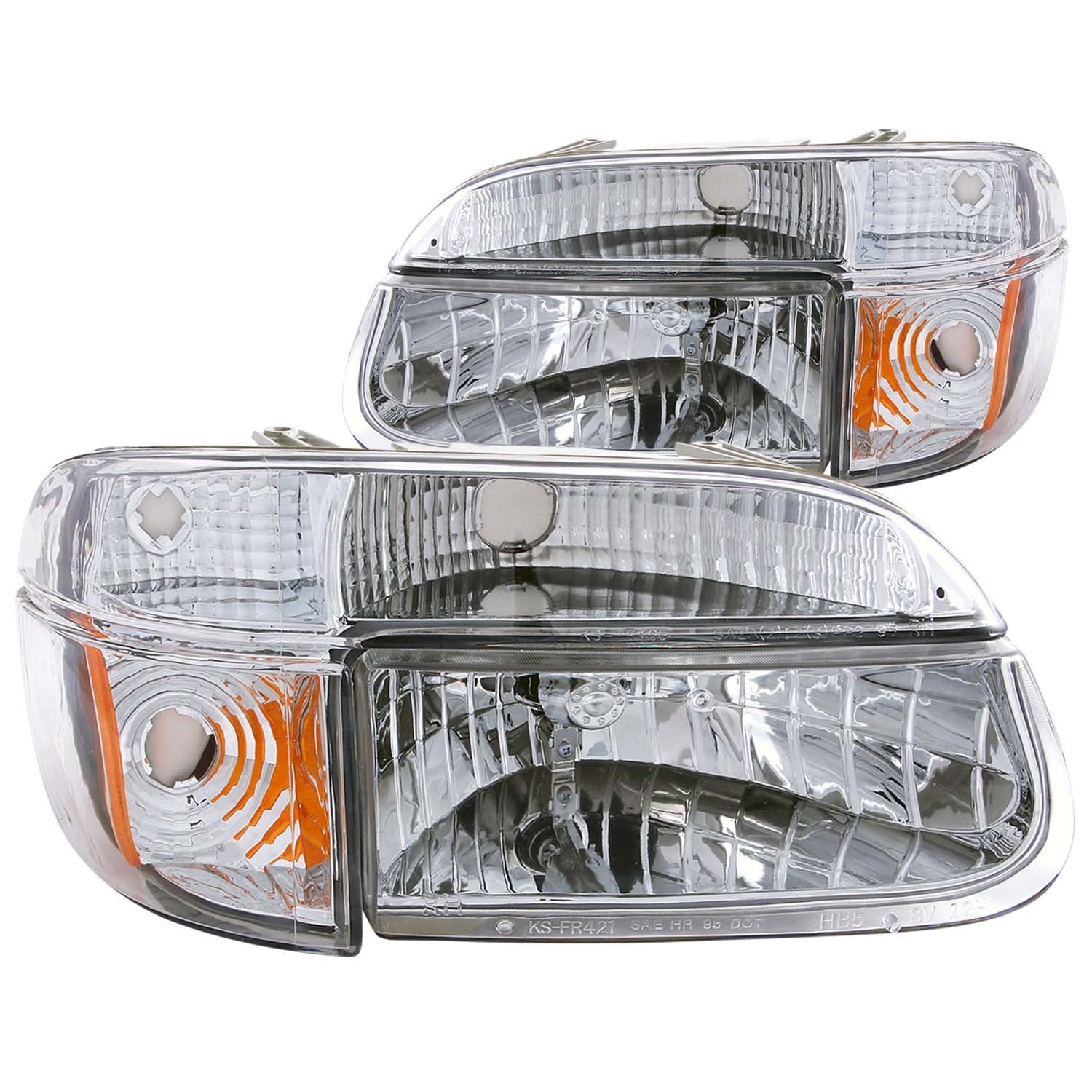 Anzo USA 111040 Crystal Headlight Set Fits Explorer Explorer (Stripped Chassis)