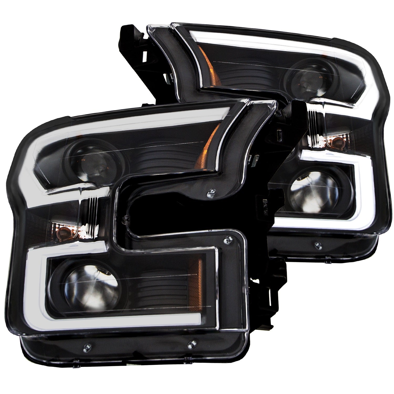 Anzo USA 111347 Projector Headlight Set Fits 15-17 F-150