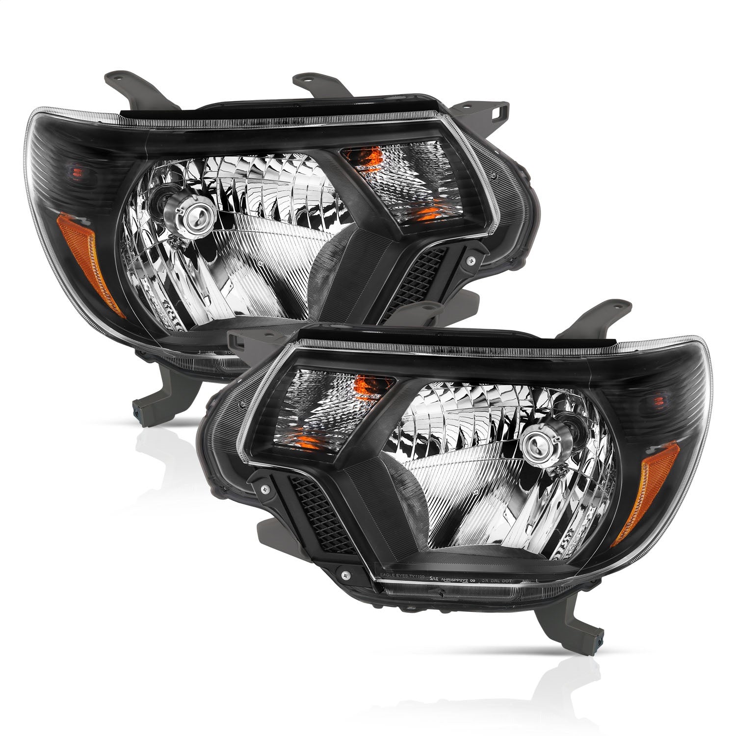 Anzo USA 111395 Crystal Headlight Set Fits 12-15 Tacoma