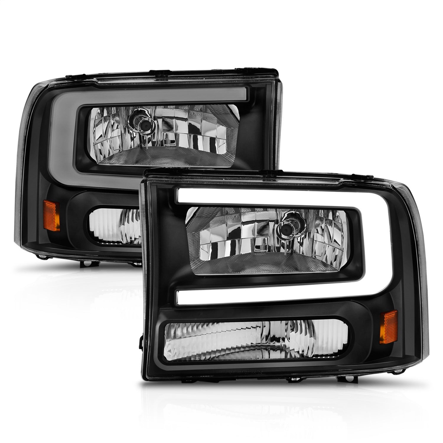 Anzo USA 111549 Crystal Headlight Set