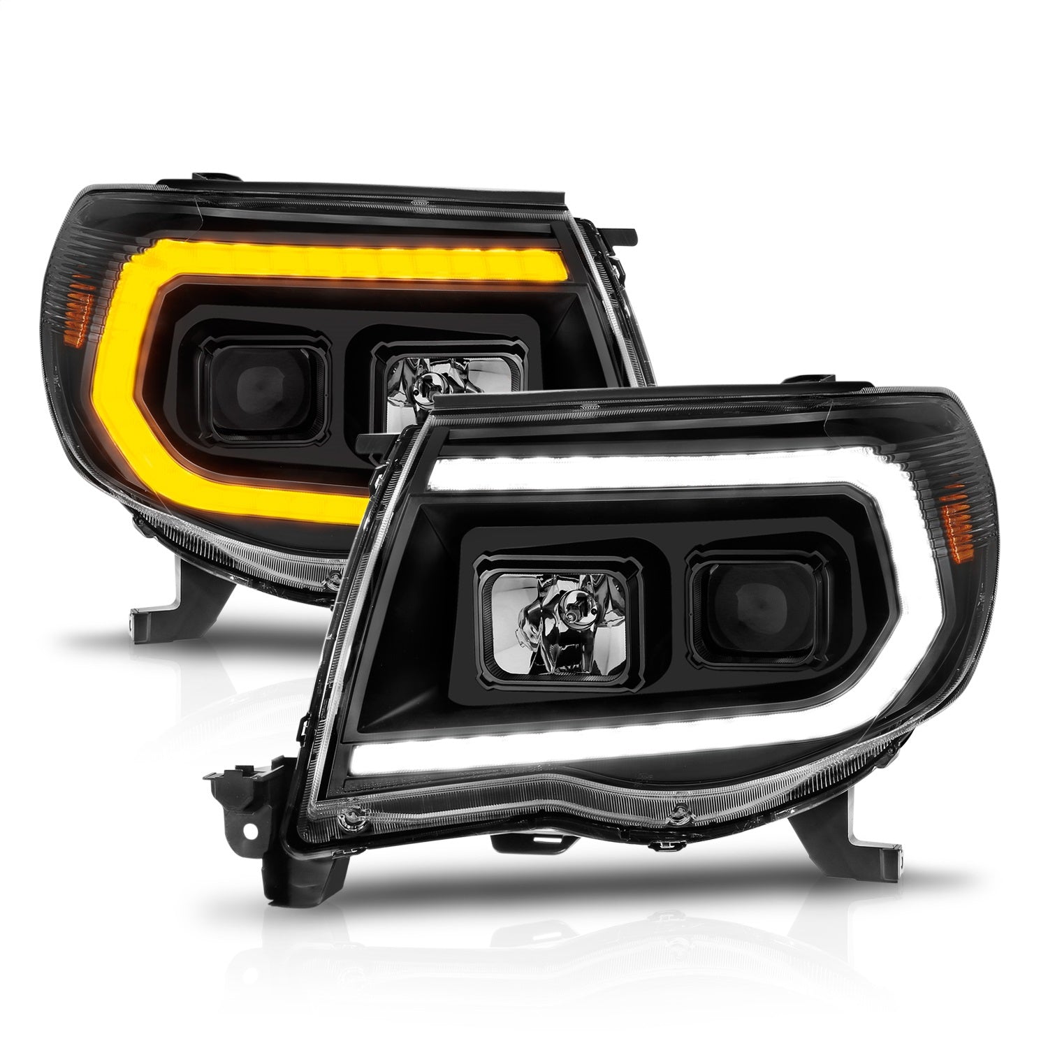 Anzo USA 111564 Projector Headlight Set Fits 05-11 Tacoma