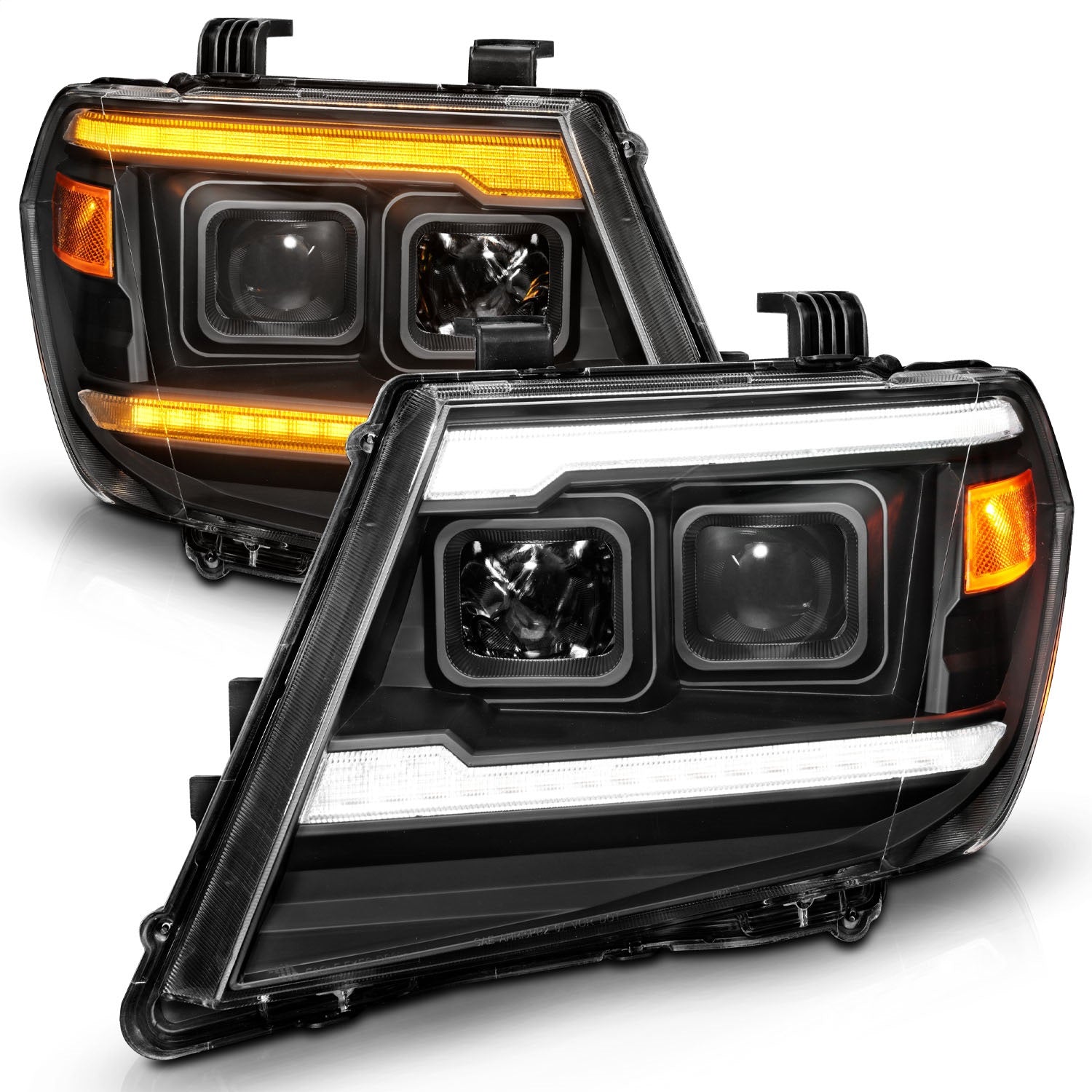 Anzo USA 111597 Projector Headlight Set Fits 09-21 Frontier