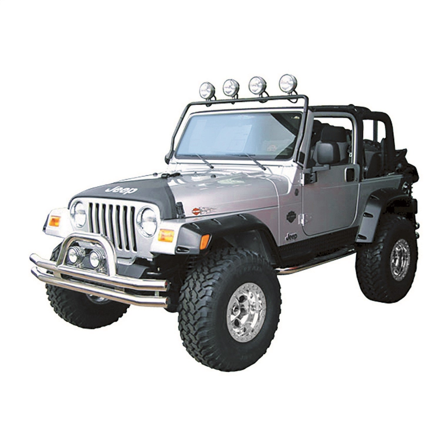 Rugged Ridge 11232.01 Full Frame Light Bar Fits 97-06 Wrangler (TJ)