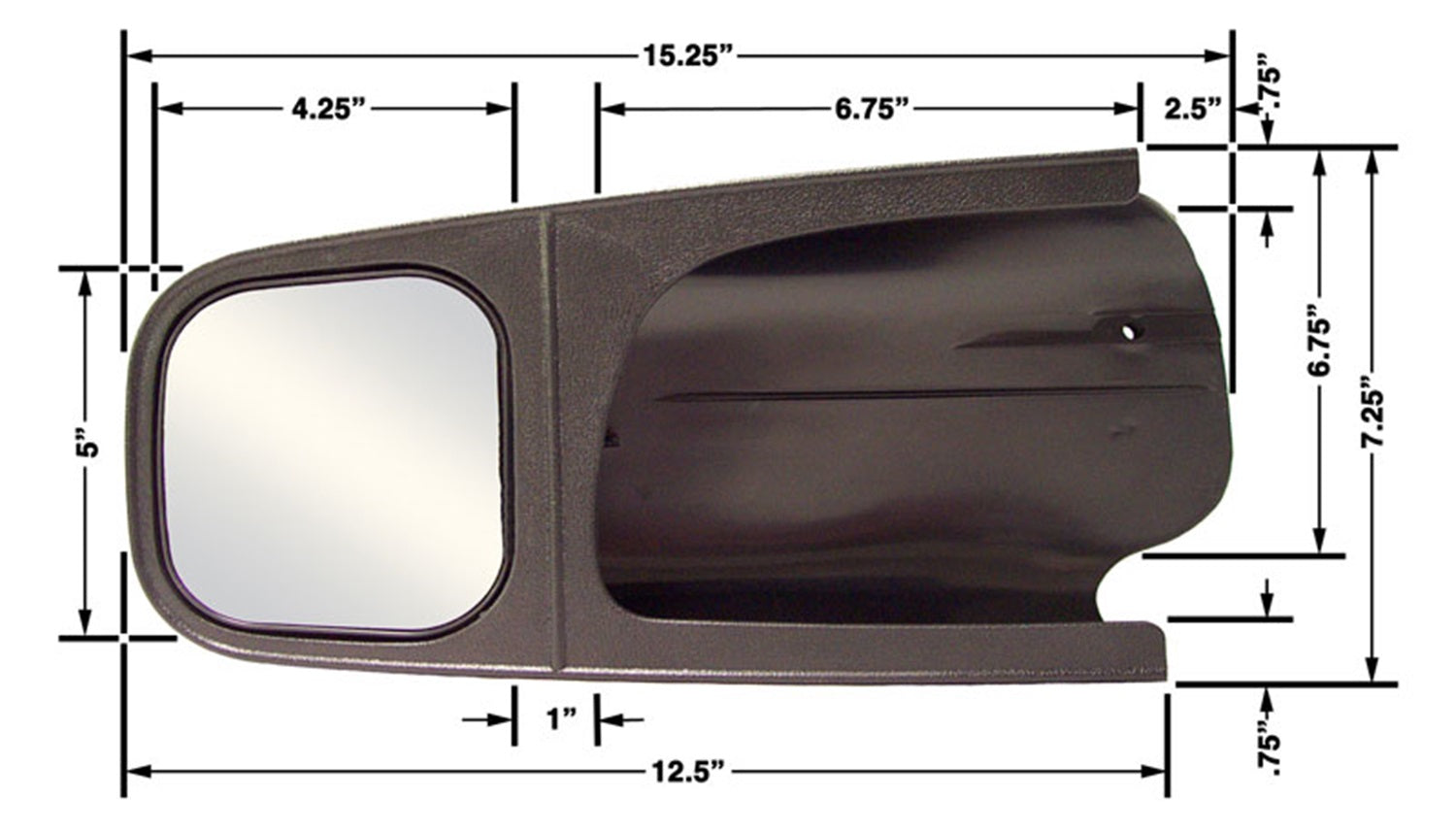 CIPA Mirrors 11500 Custom Towing Mirror Set