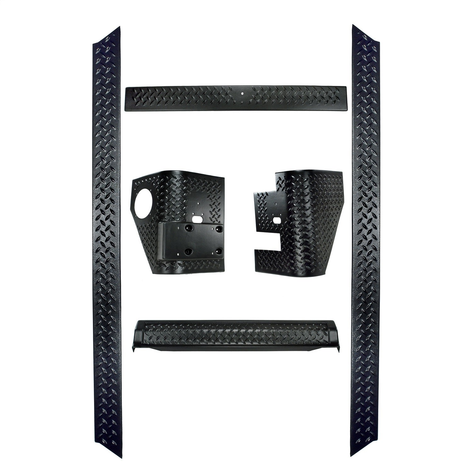 Rugged Ridge 11650.51 Body Armor Kit Fits 97-06 Wrangler (TJ)