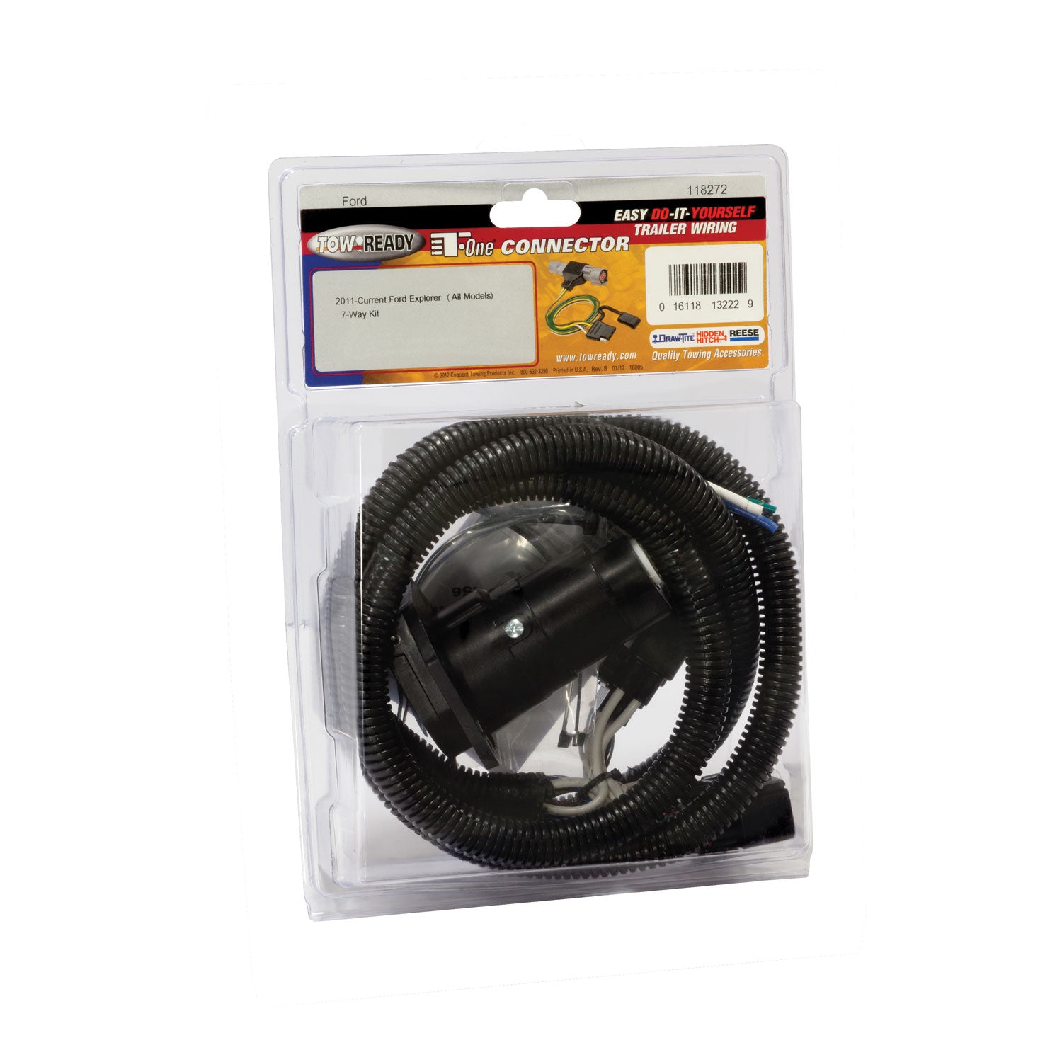 Tekonsha 118272 Tow Harness Wiring Package Fits 11-17 Explorer