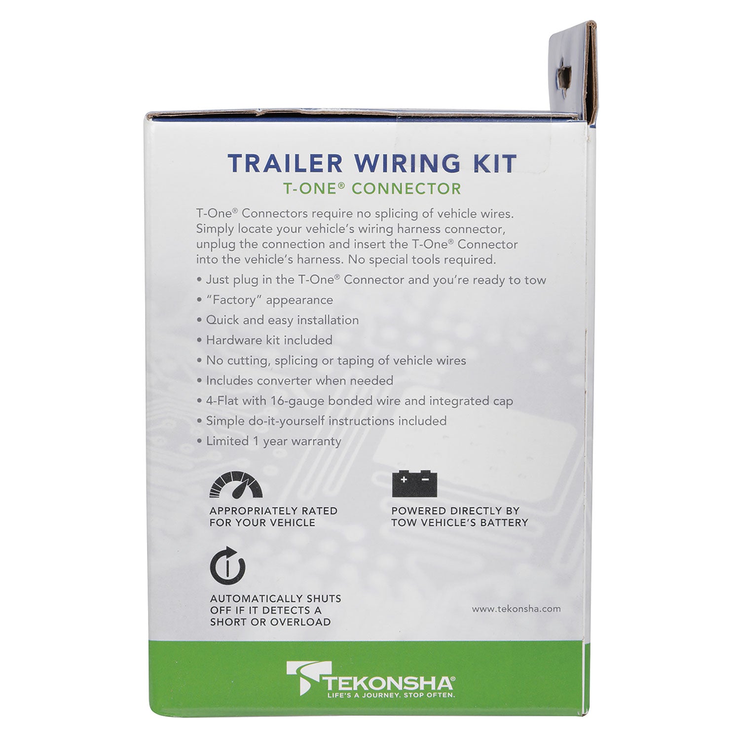 Tekonsha Trailer Tow Harness  118778