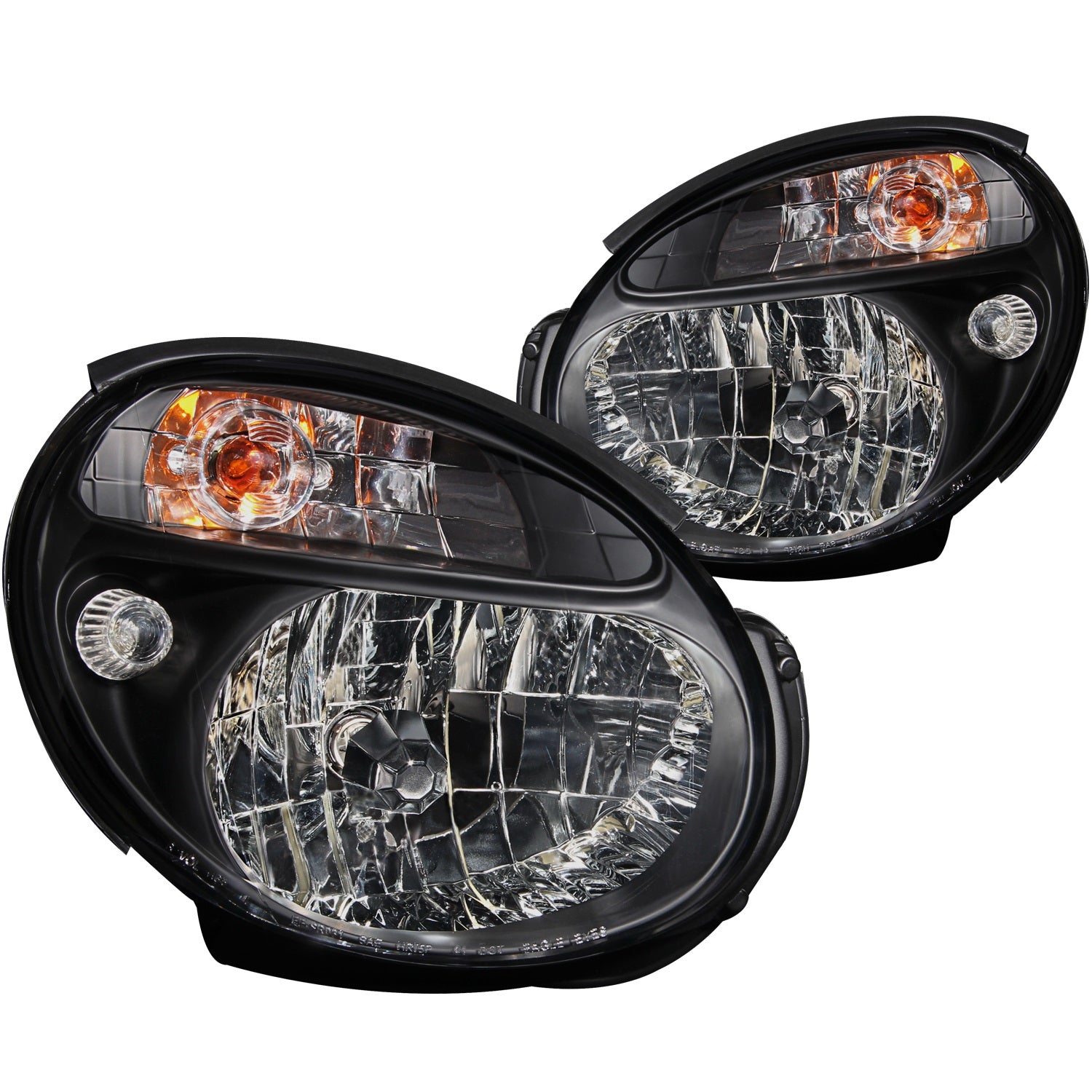 Anzo USA 121121 Crystal Headlight Set Fits 02-03 Impreza