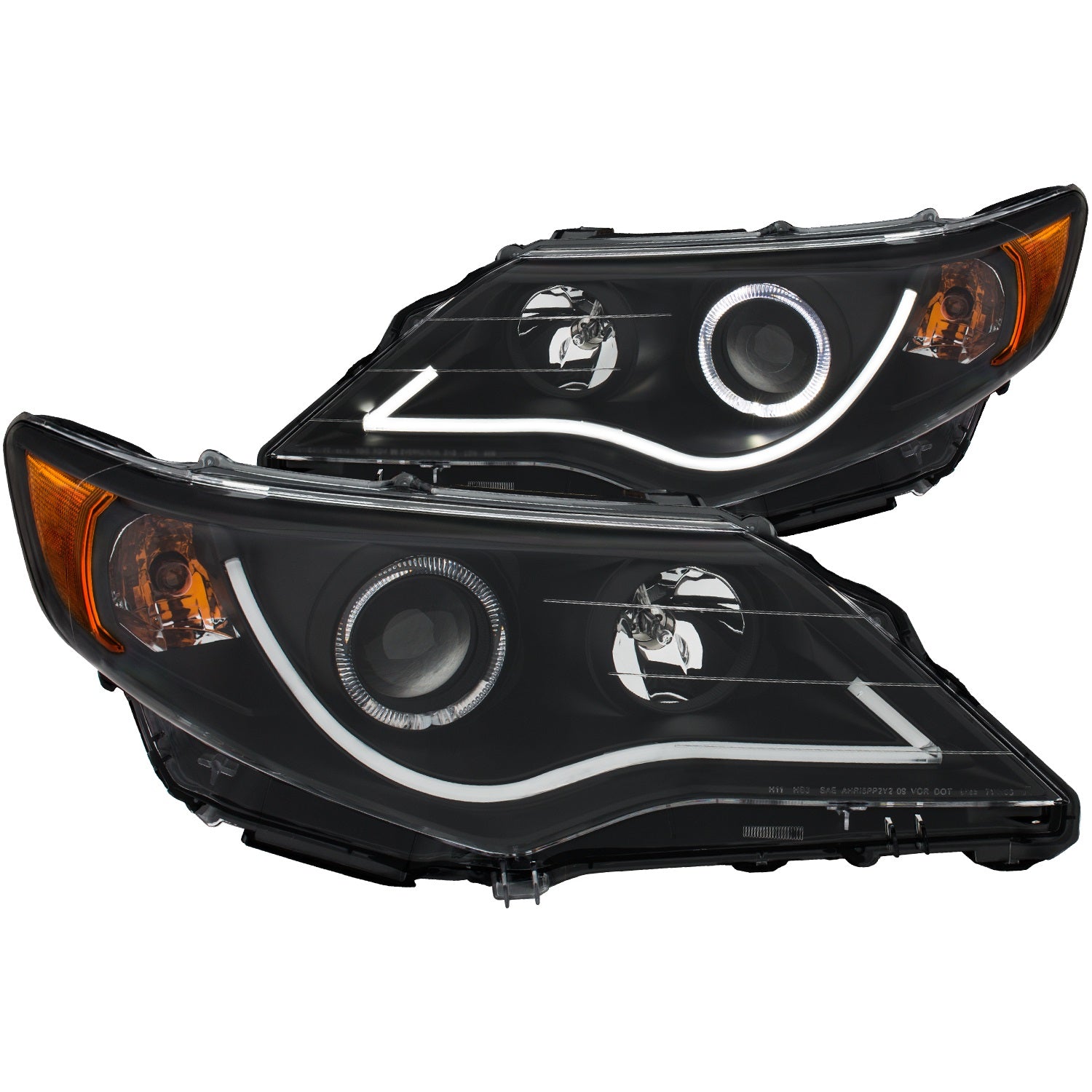 Anzo USA 121512 Projector Headlight Set w/Halo Fits 12-13 Camry