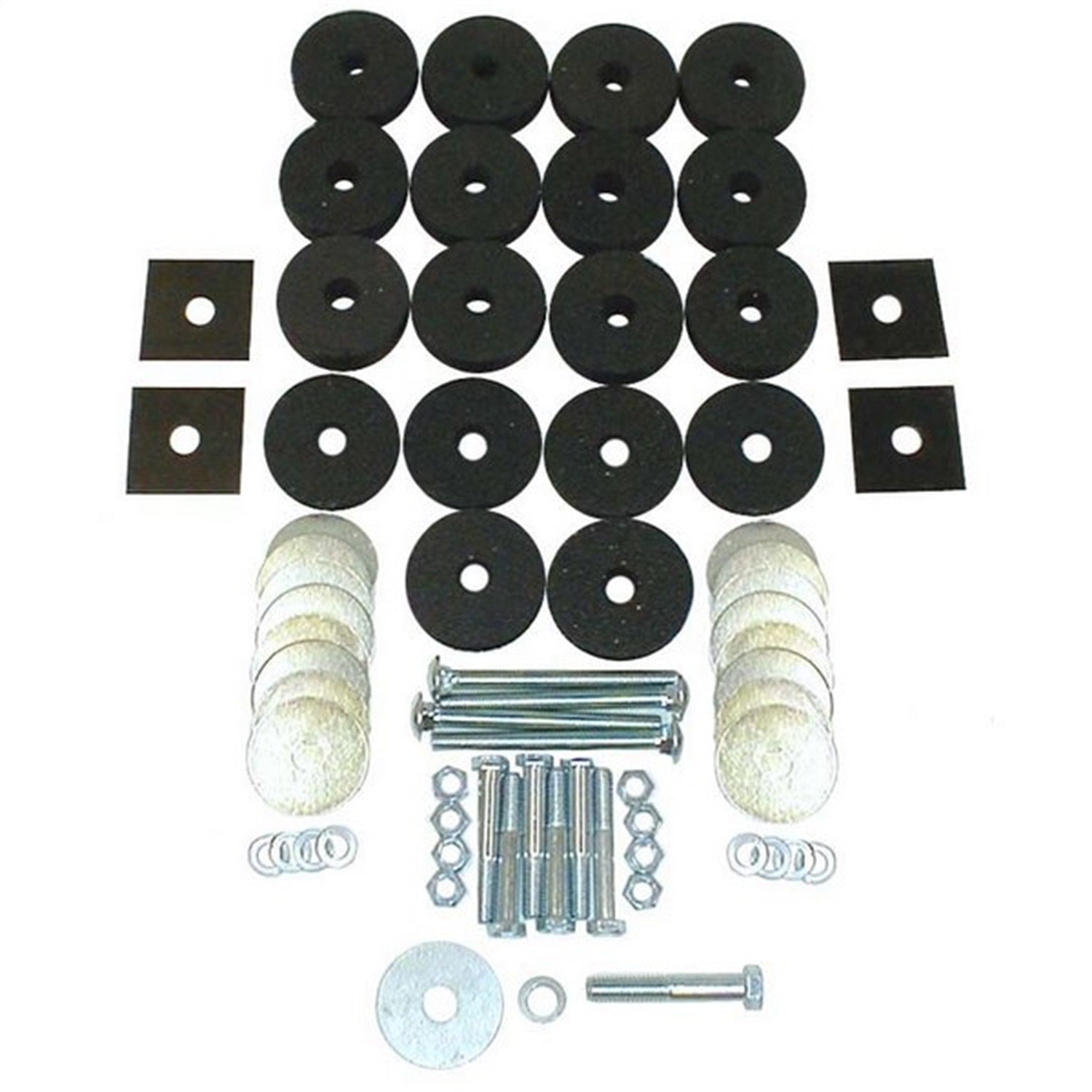 Omix 12201.01 Body Tub Mounting Kit Fits 41-75 CJ5 CJ6 MA MB Willys