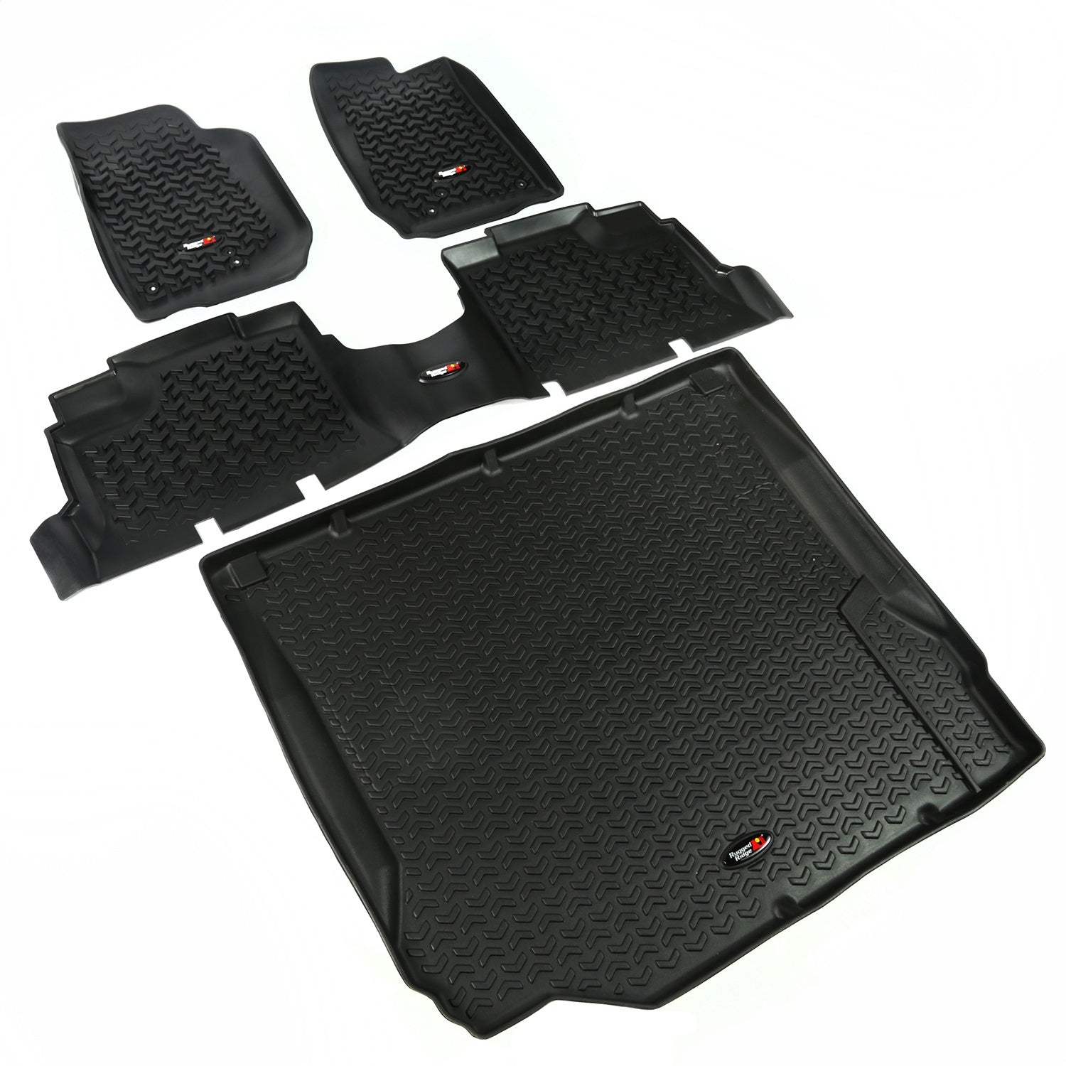 Rugged Ridge 12988.01 All Terrain Floor Liner Fits 07-10 Wrangler (JK)