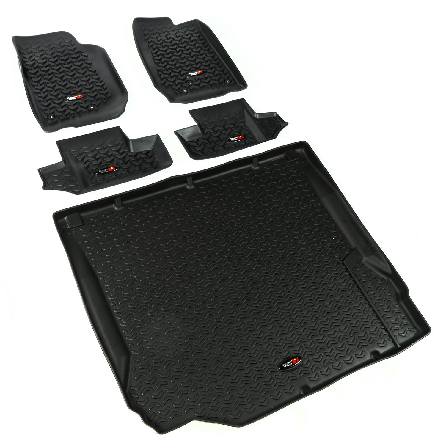 Rugged Ridge 12988.02 All Terrain Floor Liner Fits 07-10 Wrangler (JK)