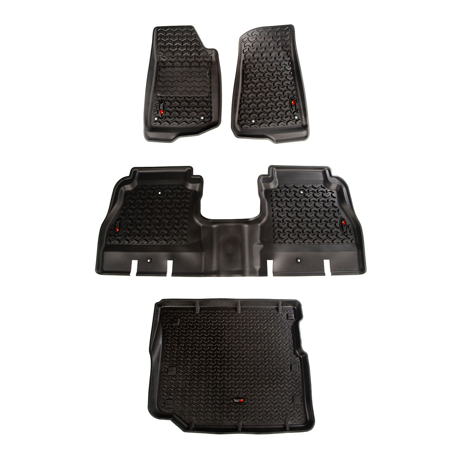 Rugged Ridge 12988.05 Floor Liner Kit Fits 18-23 Wrangler (JL)