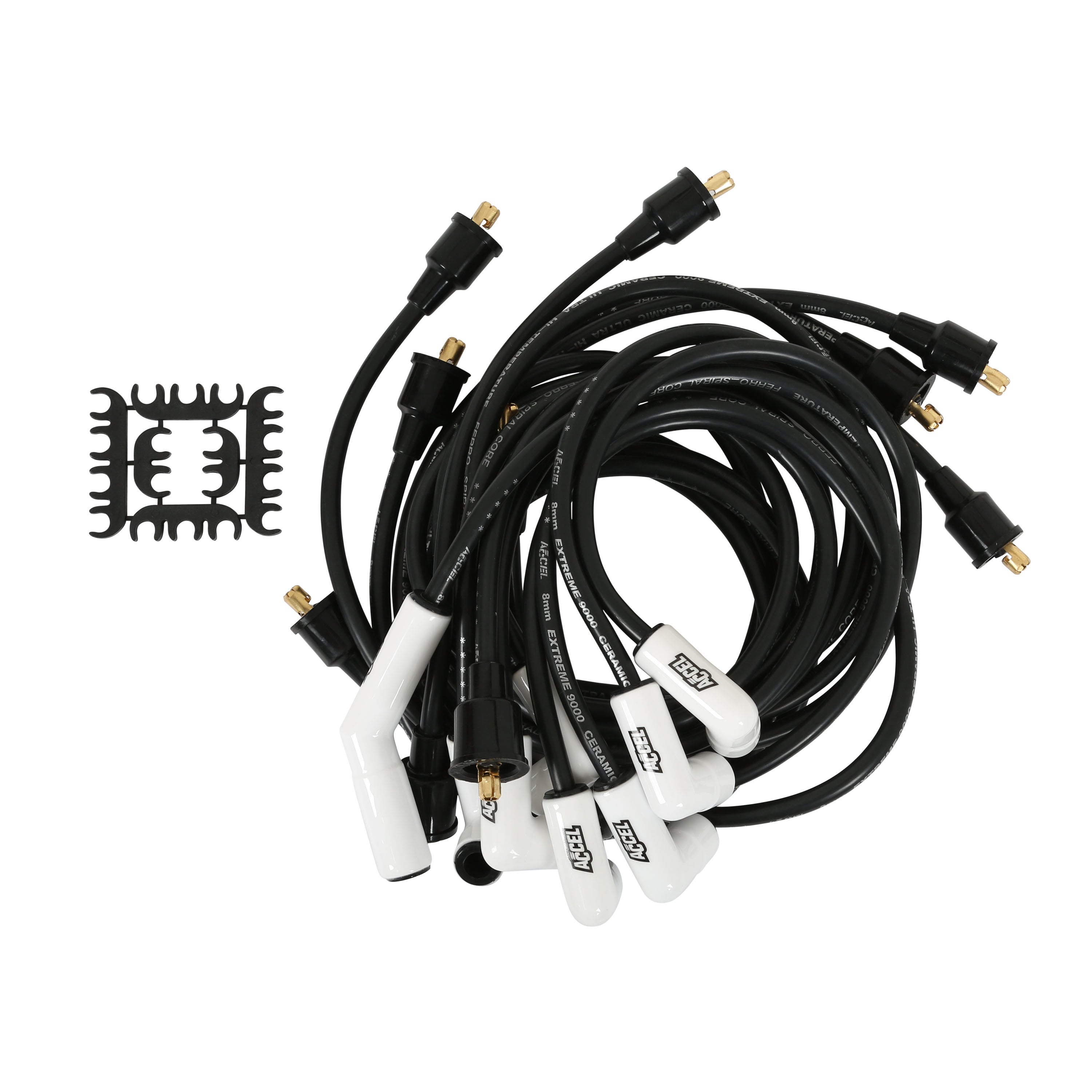 ACCEL 9045C Extreme 9000 Ceramic Boot Spark Plug Wire Set