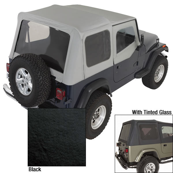 Rugged Ridge 13702.15 Fabric Replacement Top Fits 88-95 Wrangler (YJ)