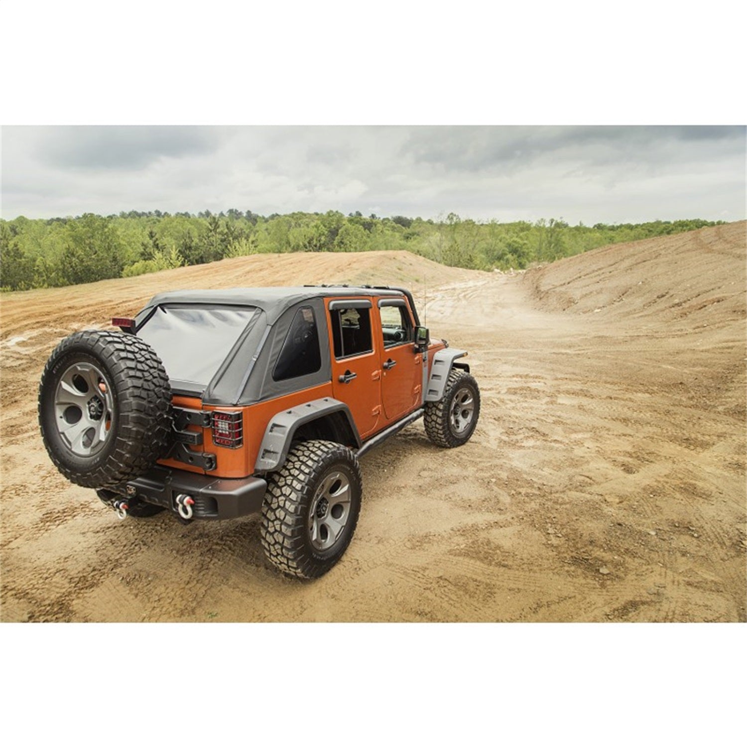 Rugged Ridge 13750.38 Bowless Soft Top Fits 07-18 Wrangler (JK)