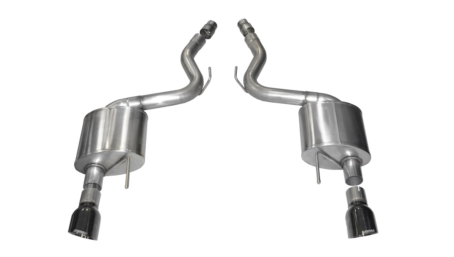 Corsa Performance 14326BLK Sport Axle-Back Exhaust System Fits 15-17 Mustang