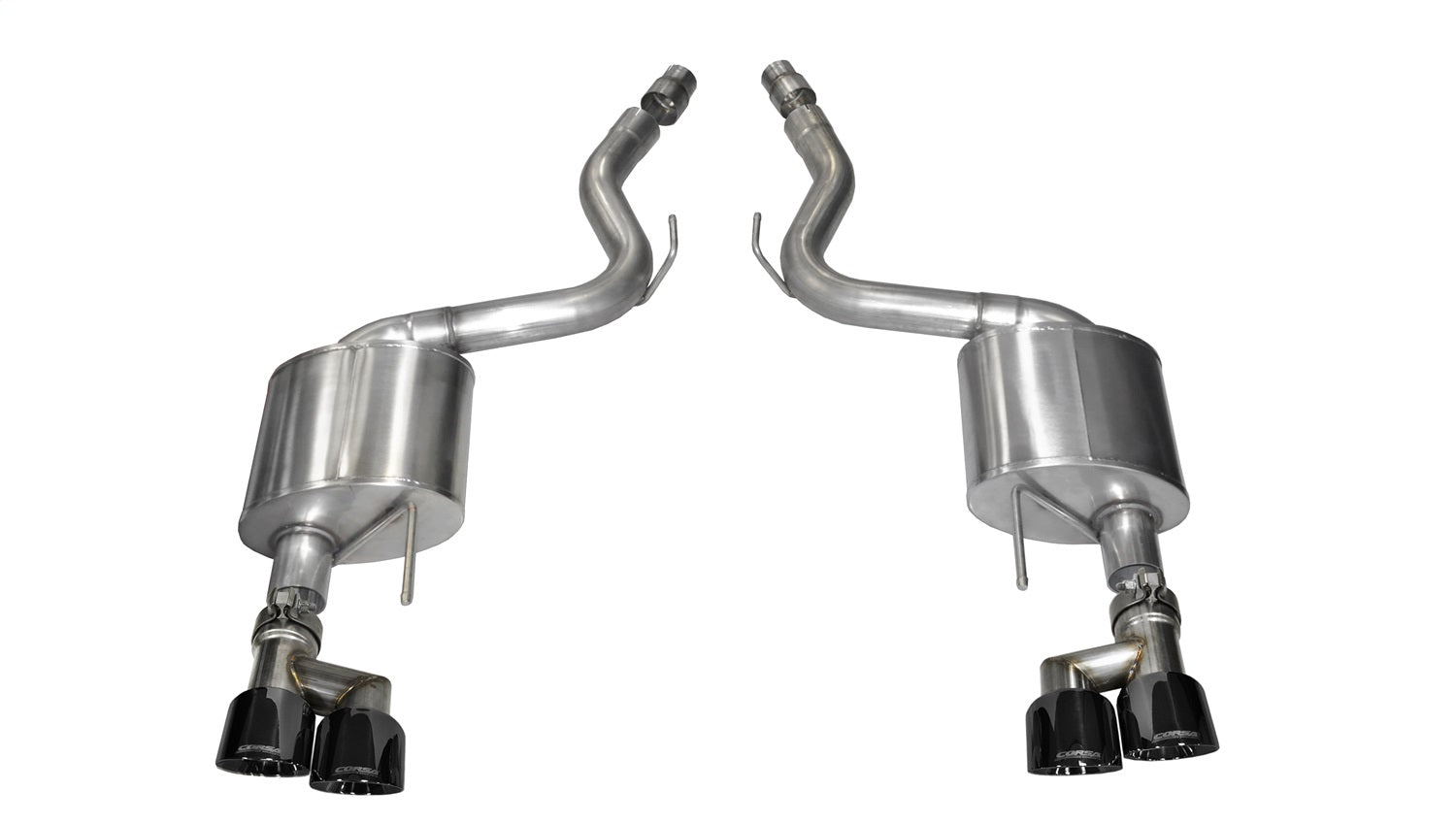 Corsa Performance 14334BLK Sport Axle-Back Exhaust System Fits 15-18 Mustang