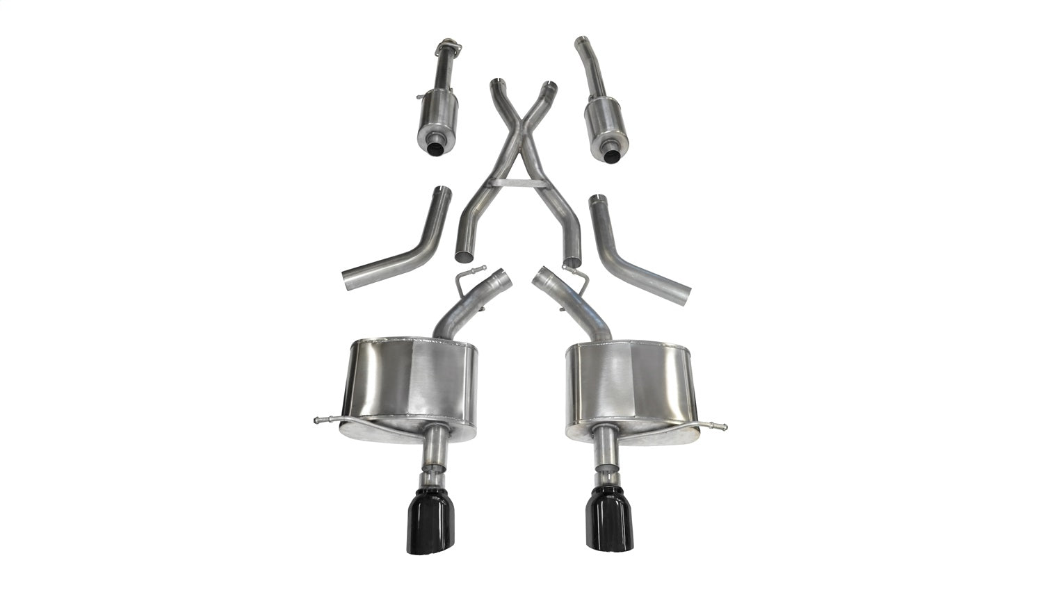 Corsa Performance 14459BLK Sport Cat-Back Exhaust System Fits 11-25 Durango