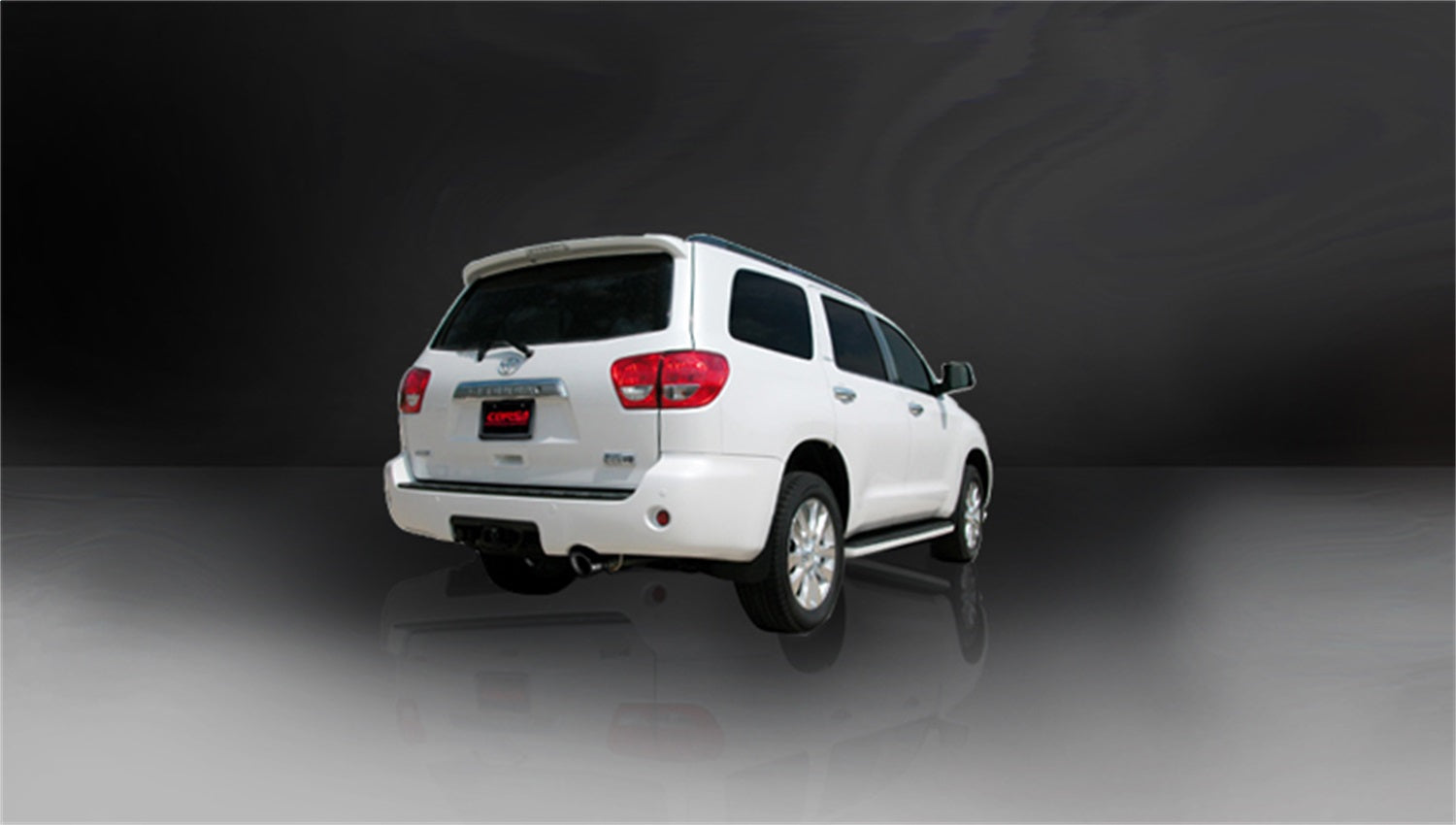Corsa Performance 14573BLK Touring Cat-Back Exhaust System Fits 08-17 Sequoia