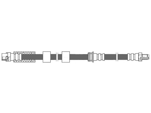 Centric Parts Brake Hydraulic Hose  150.34026