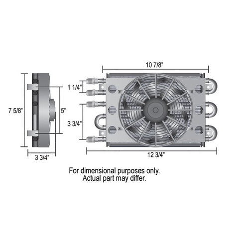 Derale 15230 Econo-Cool Remote Cooler