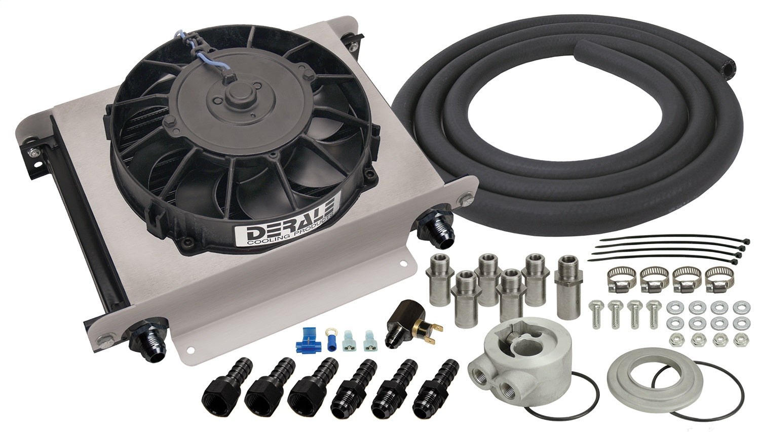 Derale 15660 Hyper-Cool Remote Engine Oil Cooler Kit
