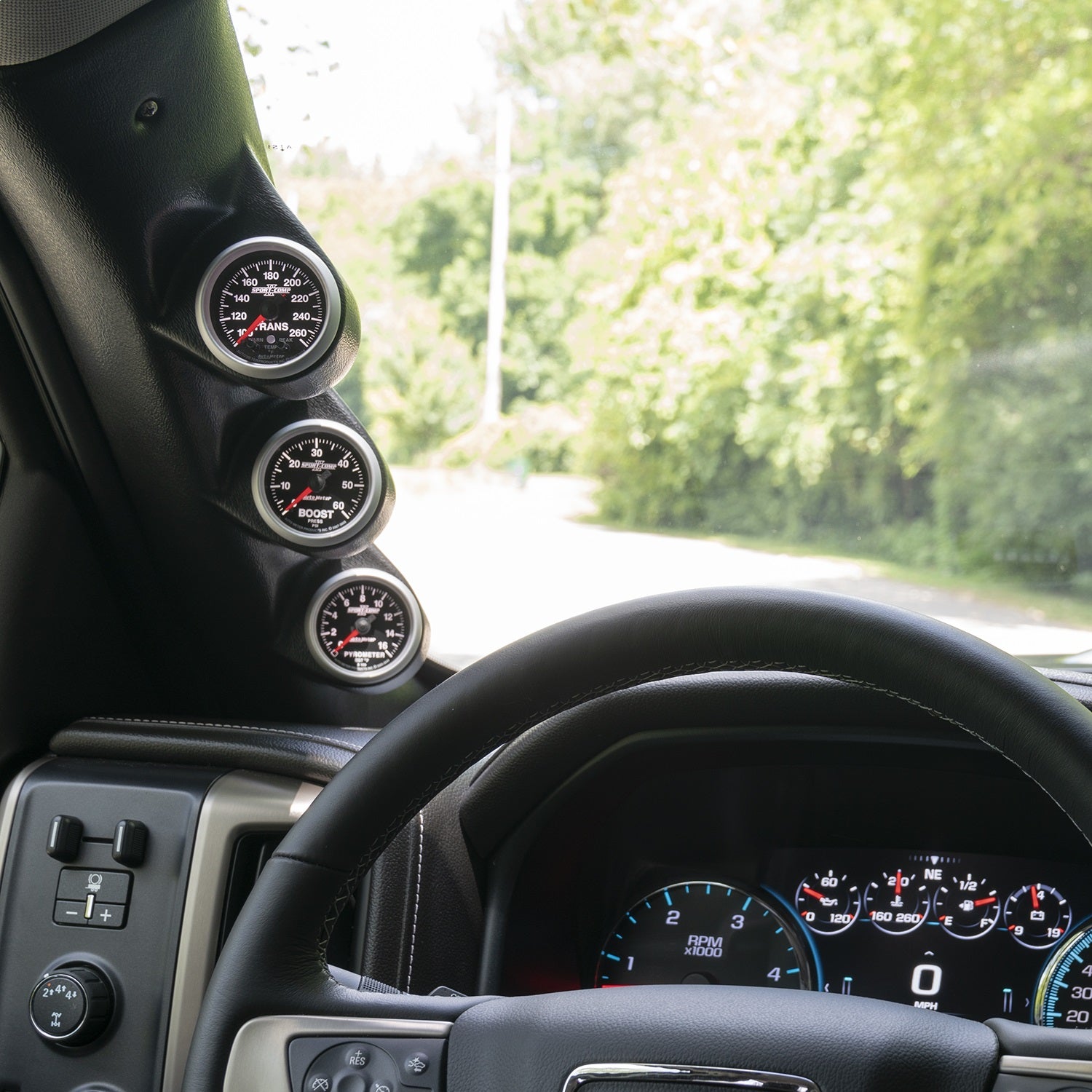 AutoMeter 17121 Mounting Solutions Triple Gauge A-Pillar Mount