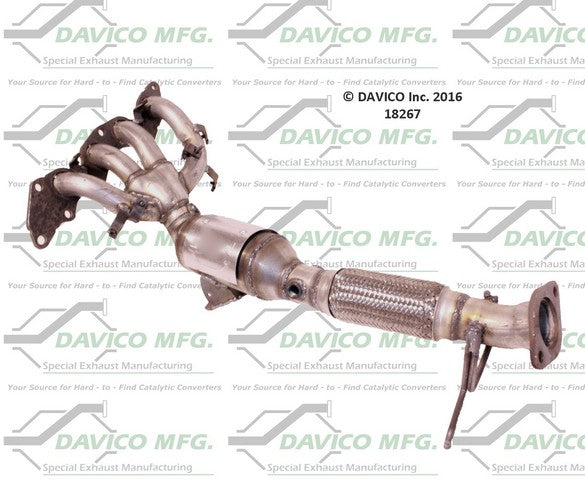 Davico Mfg Catalytic Converter  18267