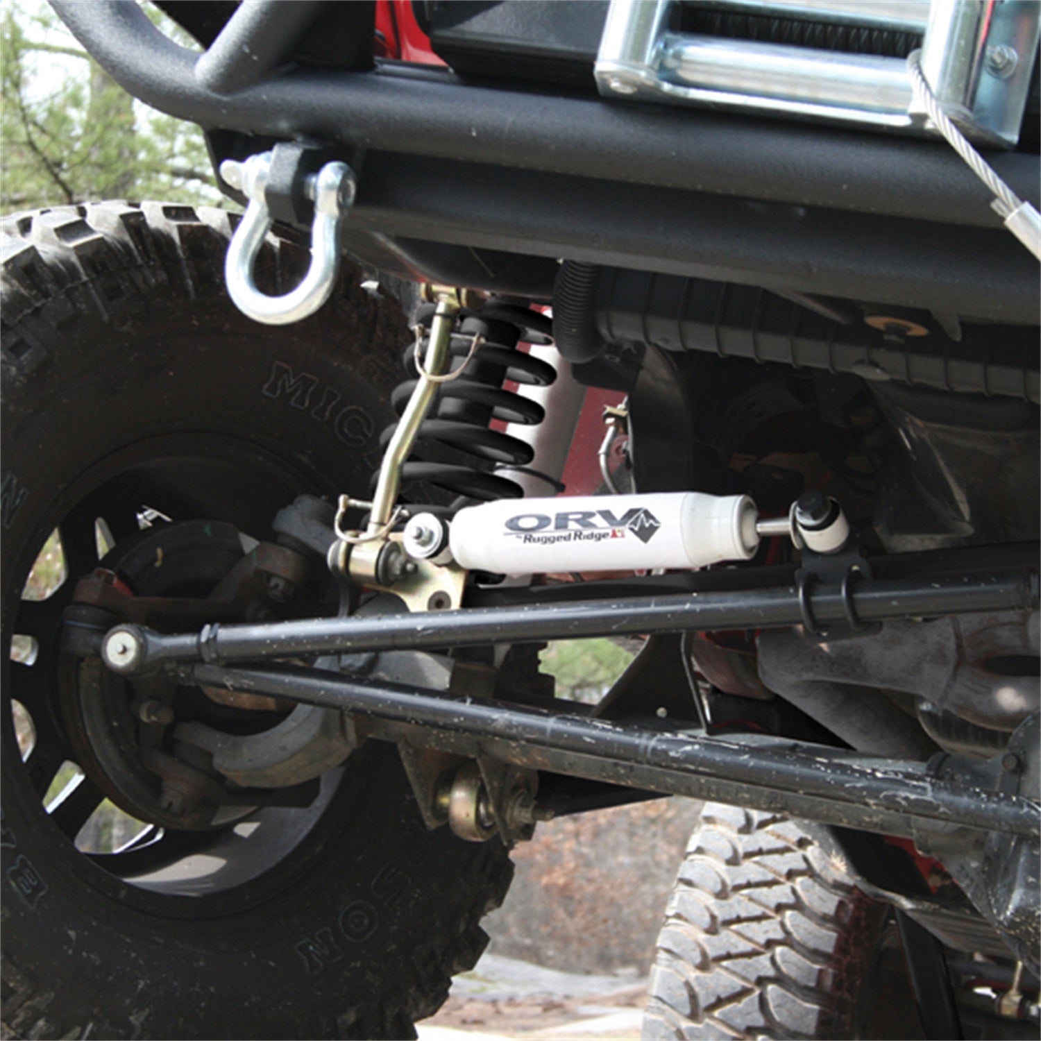 Rugged Ridge 18475.01 Nitrogen Series Steering Stabilizer