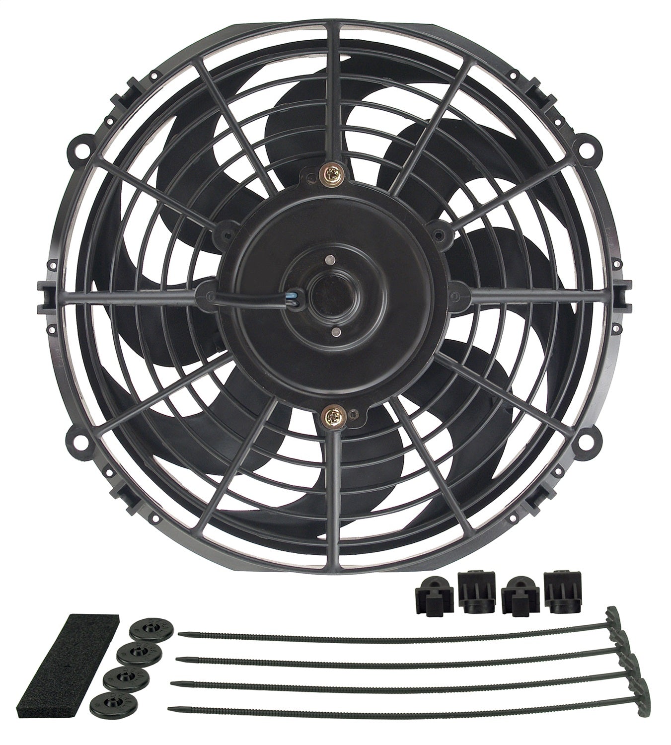 Derale 18910 Dyno-Cool Curved Blade Electric Fan