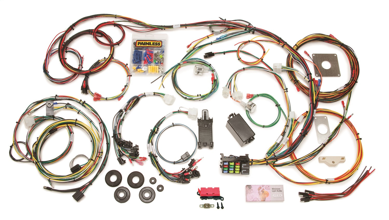 Painless Wiring 20120 22 Circuit Direct Fit Chassis Harness Fits 65-66 Mustang