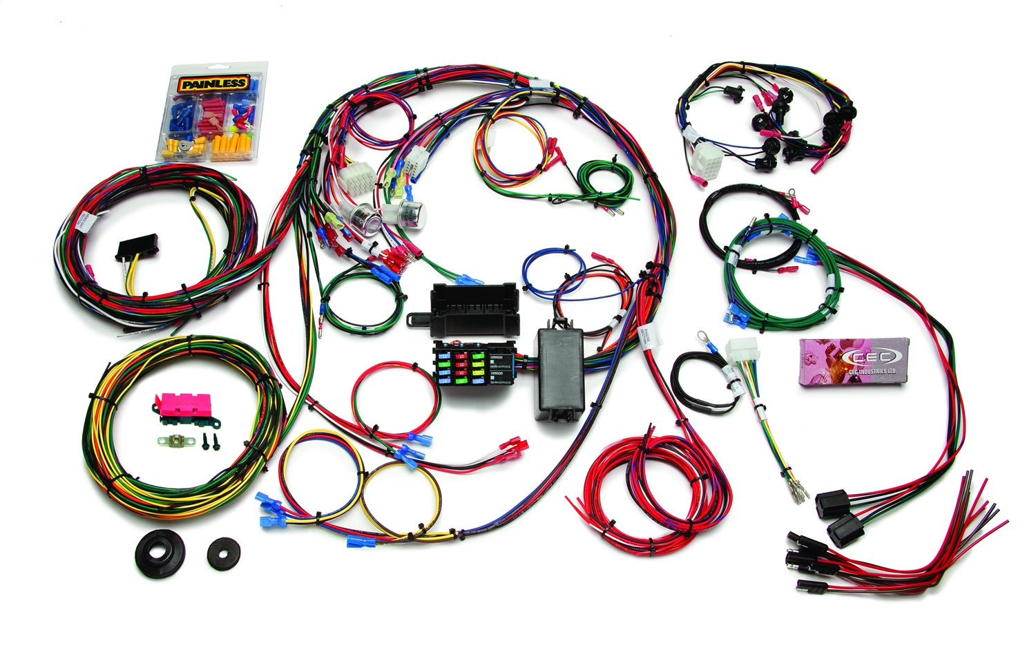 Painless Wiring 20121 22 Circuit Direct Fit Chassis Harness Fits 67-68 Mustang