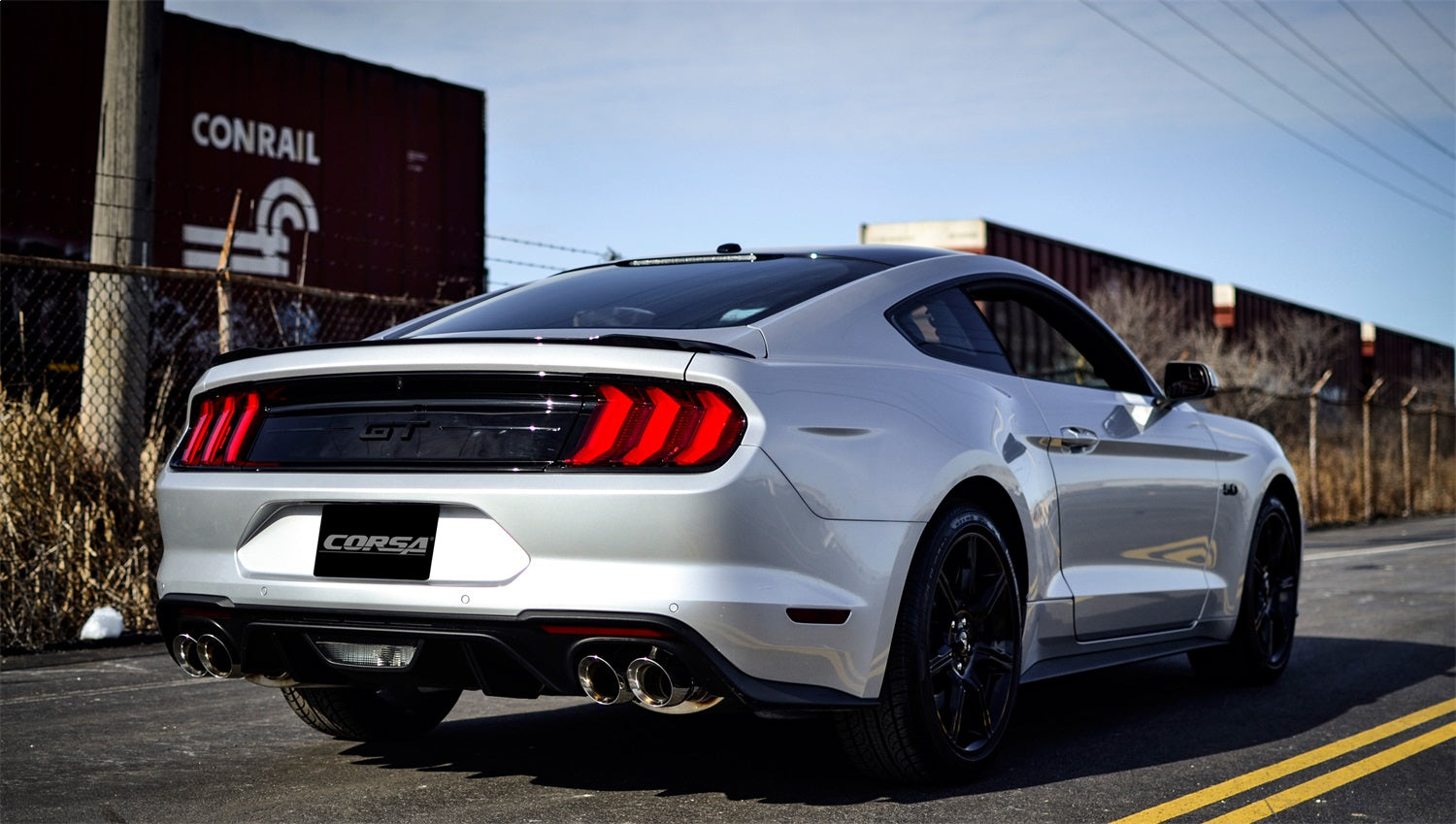 Corsa Performance 21001 Touring To Xtreme Cat-Back Exhaust System Fits Mustang