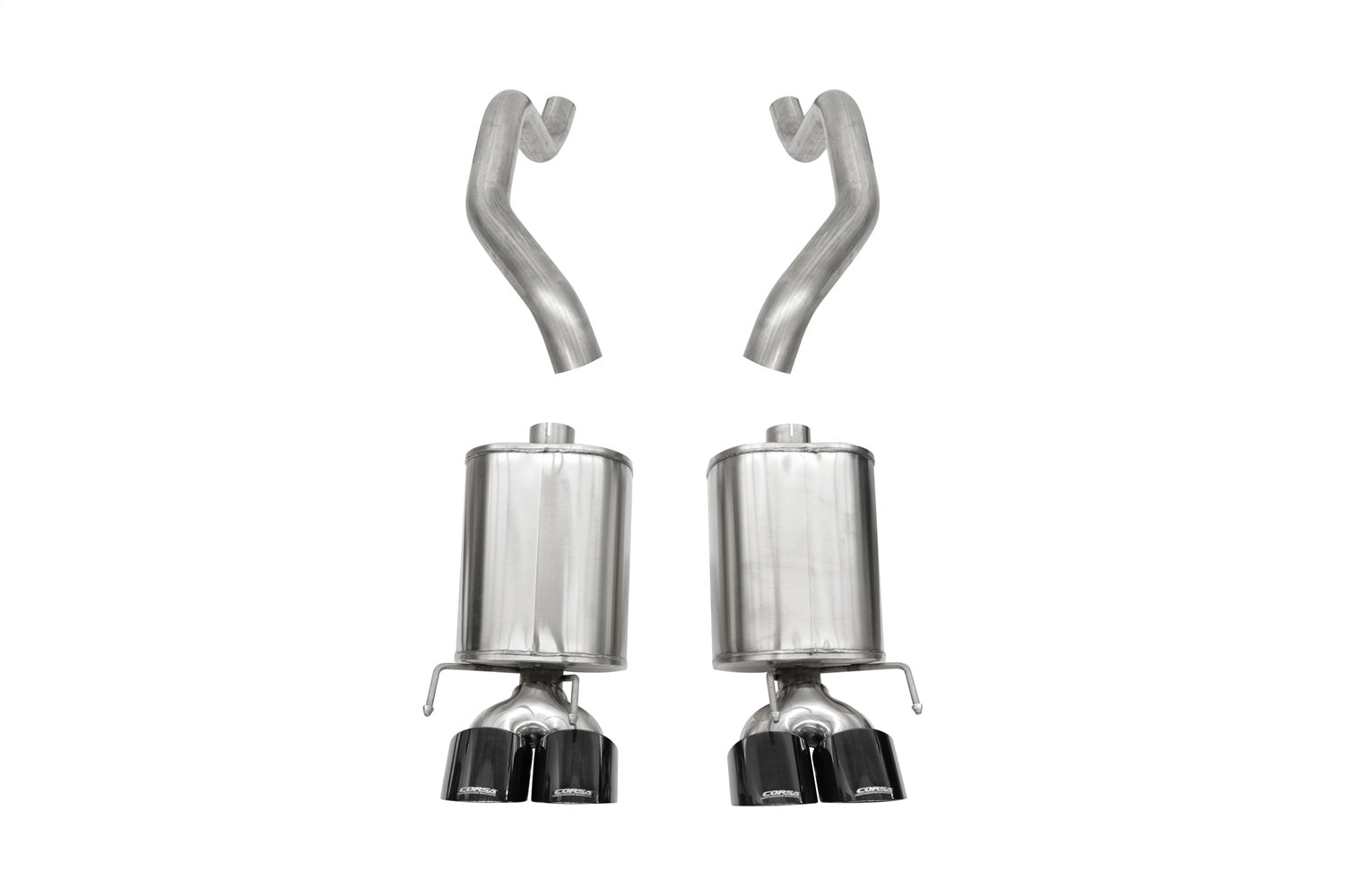 Corsa Performance 21010BLK Xtreme Axle-Back Exhaust System Fits 05-08 Corvette