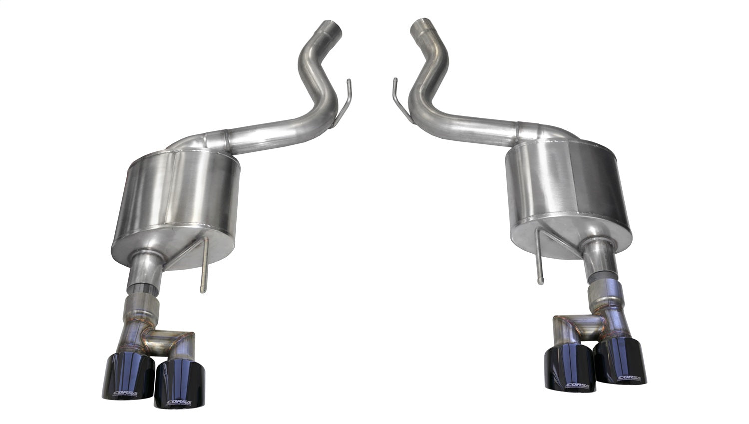 Corsa Performance 21039BLK Sport Axle-Back Exhaust System Fits 18-23 Mustang