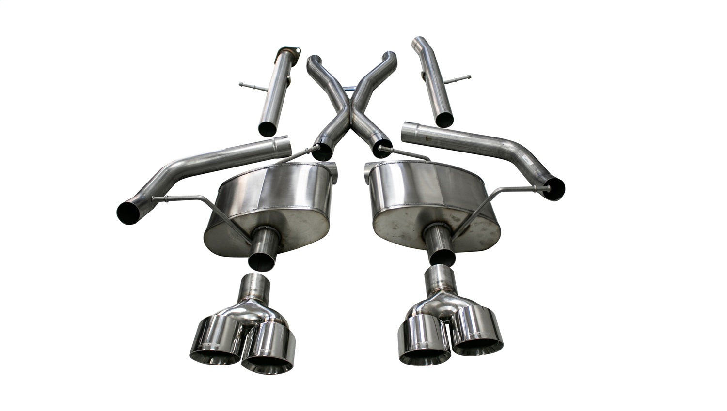 Corsa Performance 21052 Xtreme Cat-Back Exhaust System Fits Grand Cherokee (WK2)