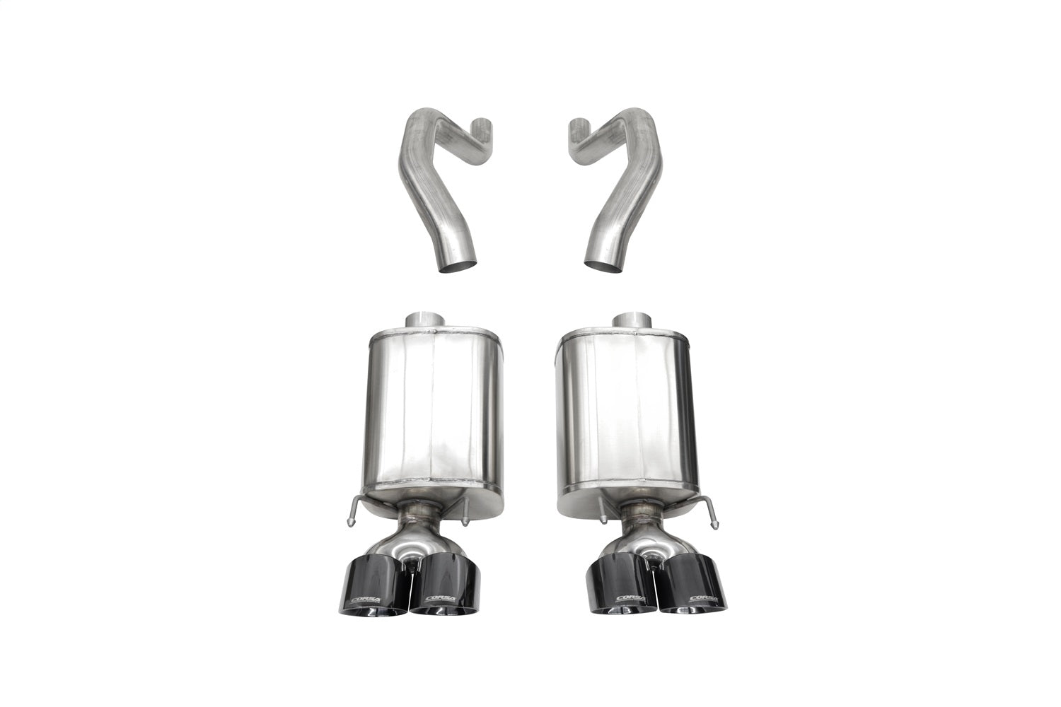 Corsa Performance 21077BLK Xtreme Axle-Back Exhaust System Fits 06-13 Corvette