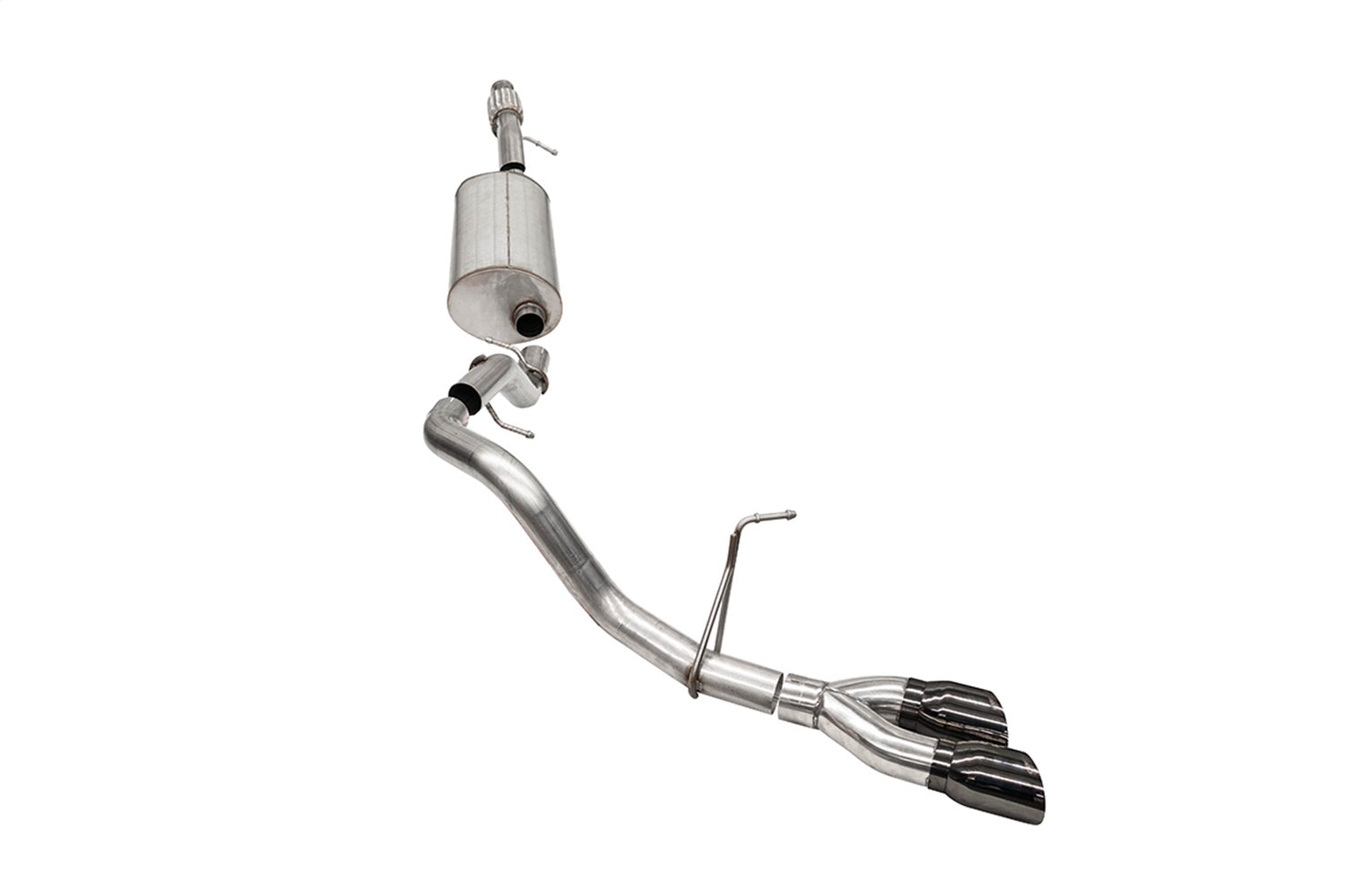 Corsa Performance 21125BLK Sport Cat-Back Exhaust System Fits 21-25 Tahoe Yukon