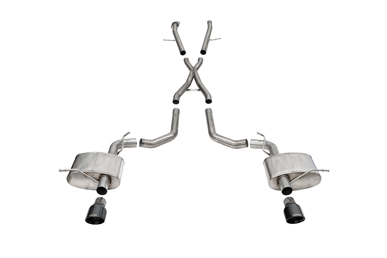 Corsa Performance 21196BLK Xtreme Cat-Back Exhaust System Fits 21-24 Durango