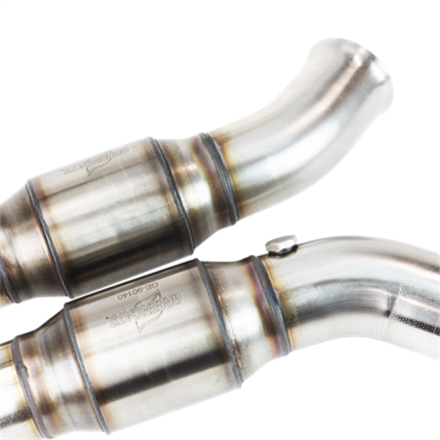 Kooks Custom Headers 21703300 GREEN Catted X-Pipe Fits 14-19 Corvette